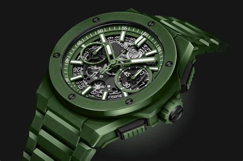 hublot pink green watch|green Hublot big bang.